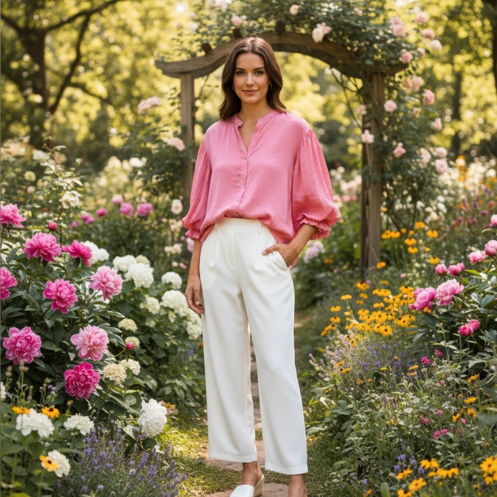 Fate Soft Pink Women's Blouse